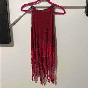 Tie-dye Fringe Festival Top